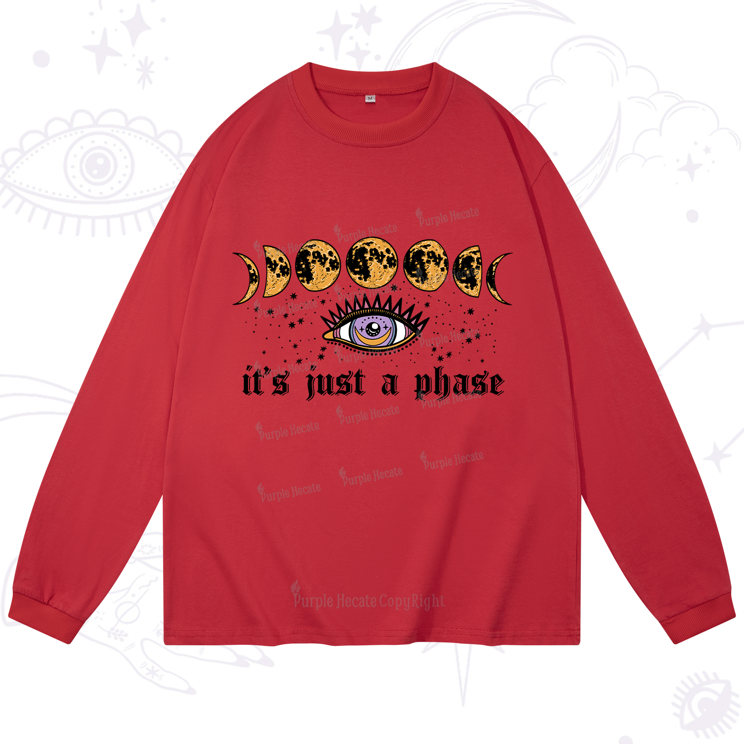 Purplehecate It's Just A Phase Long Sleeve T-Shirt