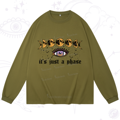 Purplehecate It's Just A Phase Long Sleeve T-Shirt