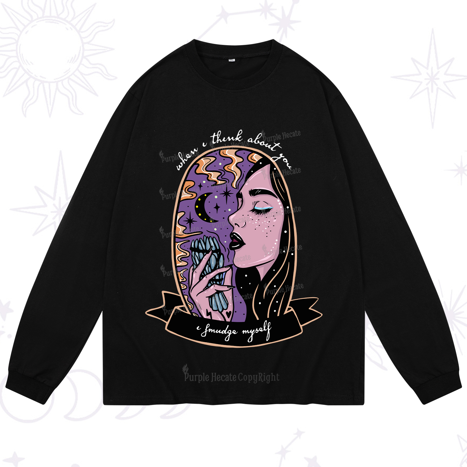 Purplehecate When I Think About You Long Sleeve T-Shirt