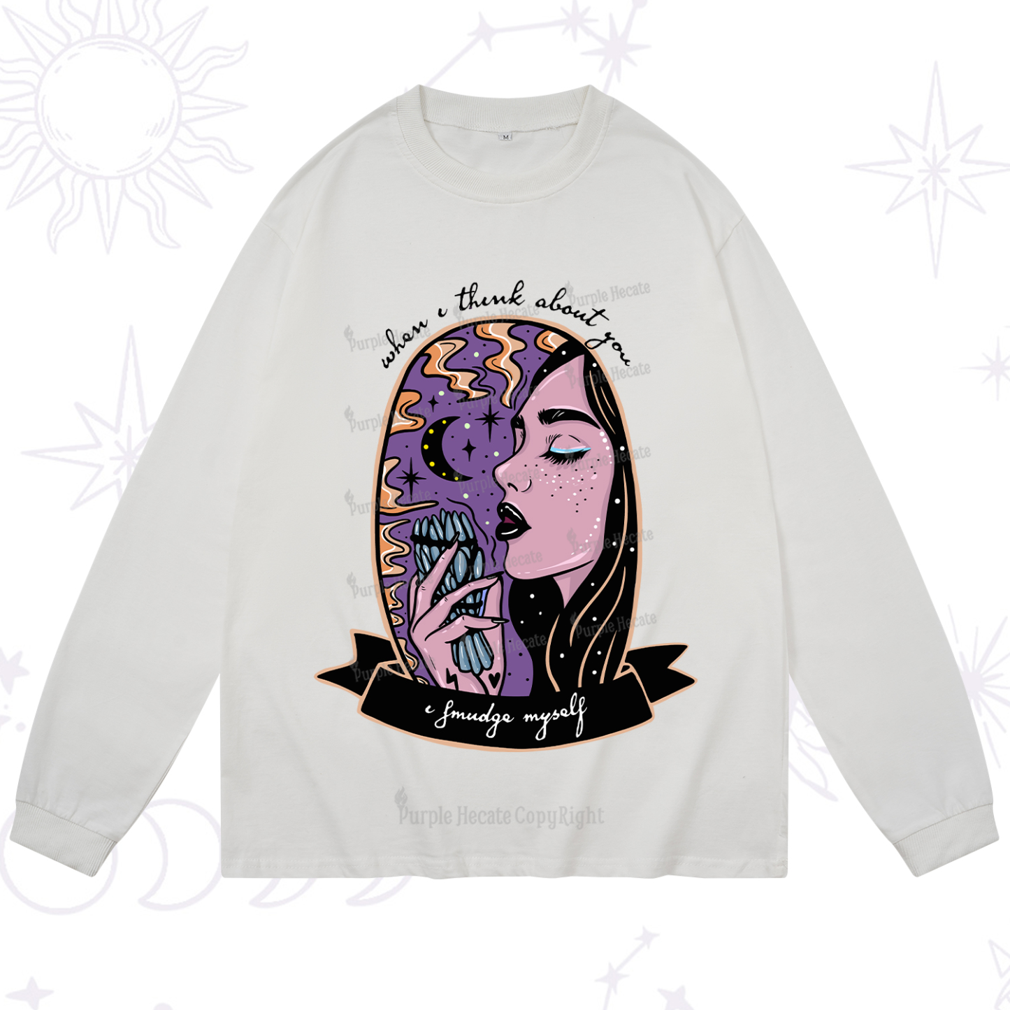 Purplehecate When I Think About You Long Sleeve T-Shirt