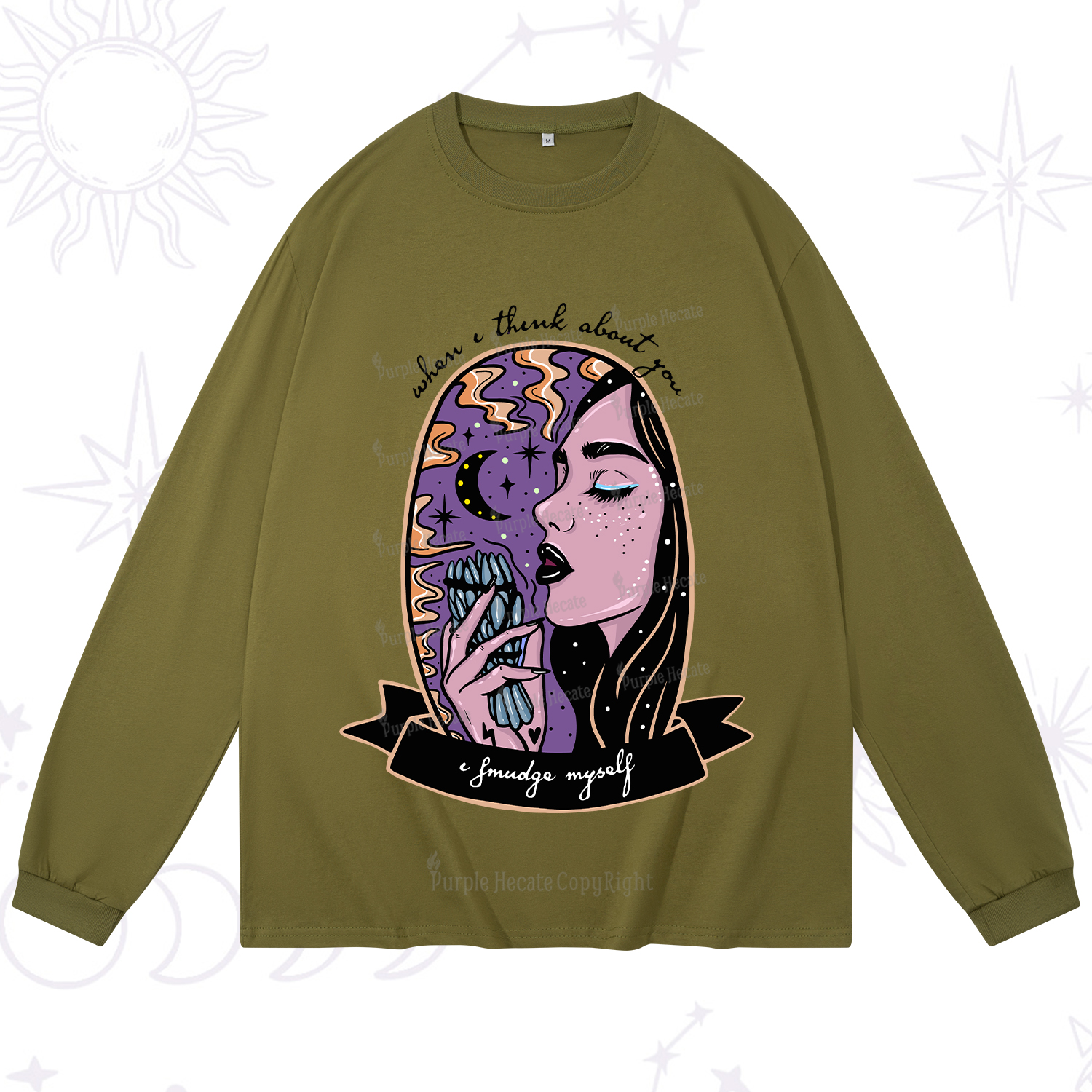 Purplehecate When I Think About You Long Sleeve T-Shirt