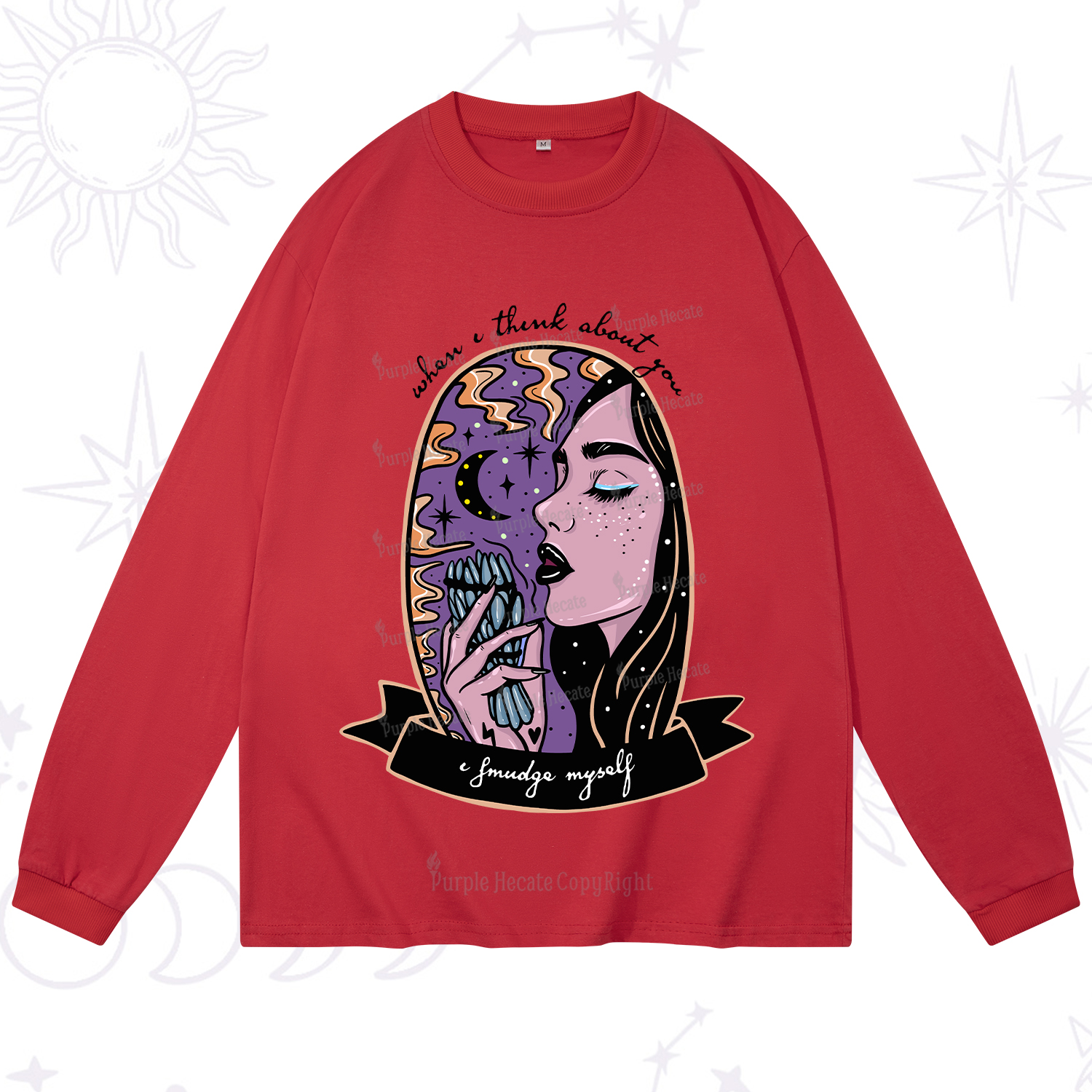 Purplehecate When I Think About You Long Sleeve T-Shirt