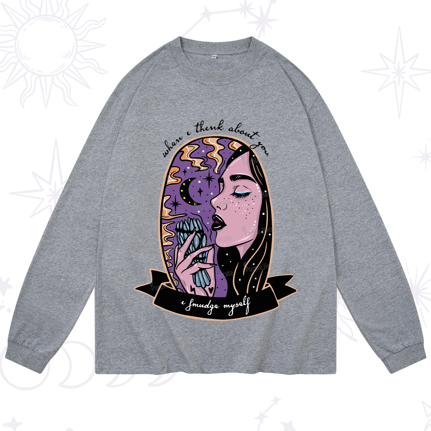 Purplehecate When I Think About You Long Sleeve T-Shirt