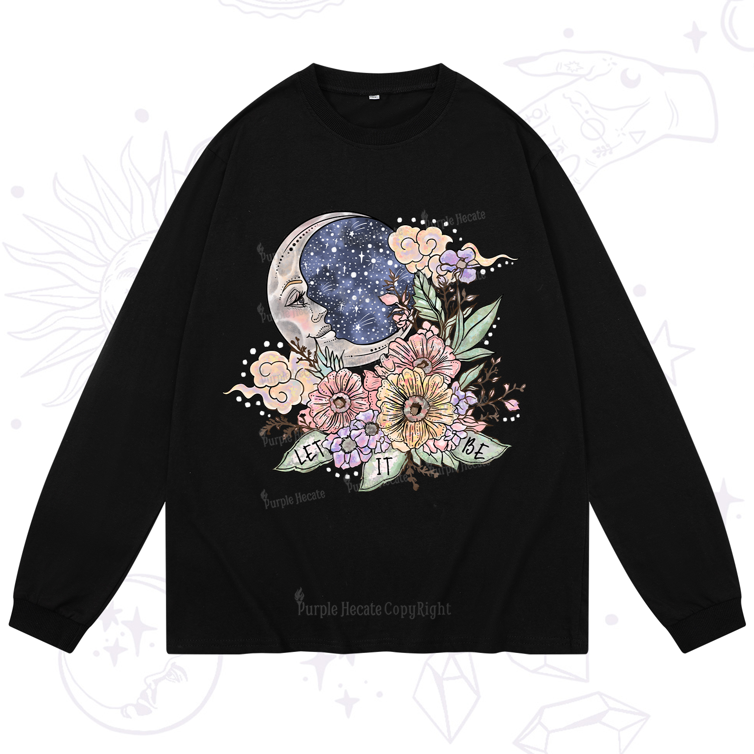 Purplehecate Let It Be Long Sleeve T-Shirt