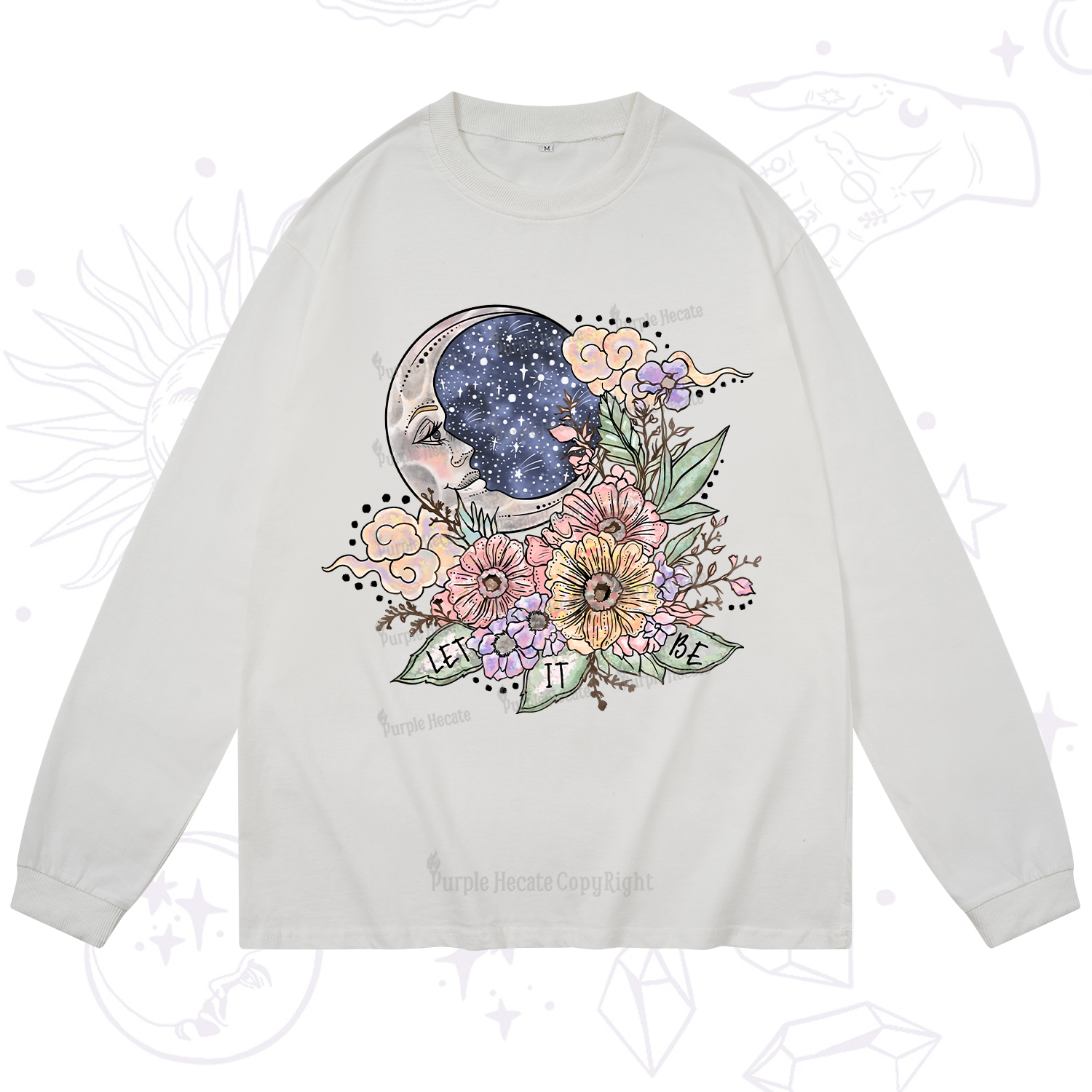 Purplehecate Let It Be Long Sleeve T-Shirt