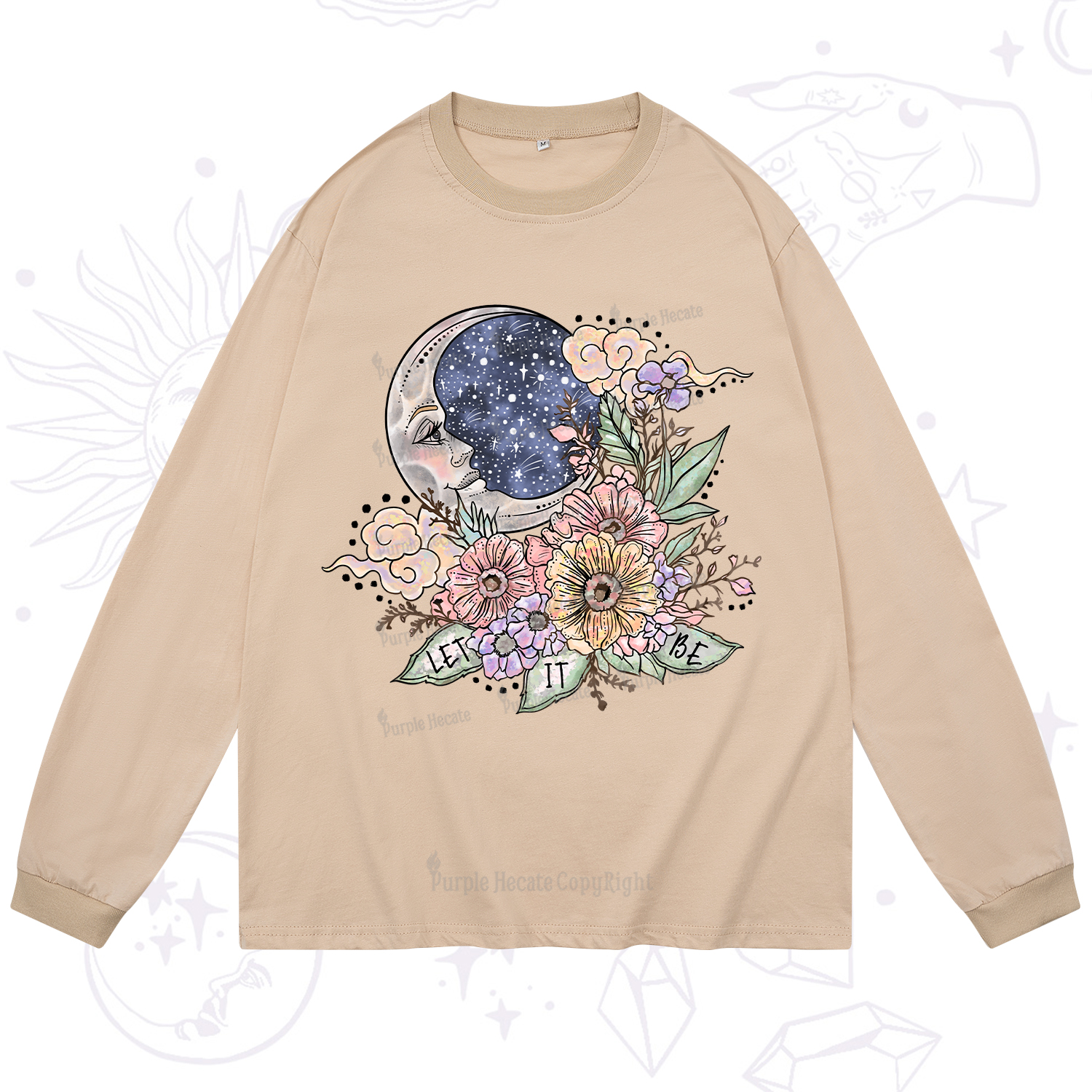 Purplehecate Let It Be Long Sleeve T-Shirt
