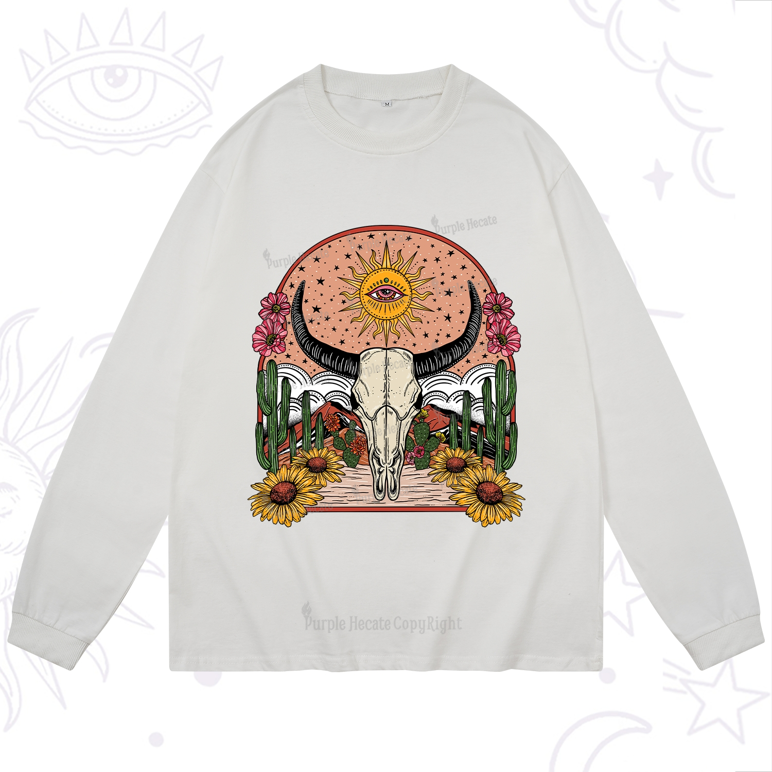 Purplehecate Desert Bloom Long Sleeve T-Shirt