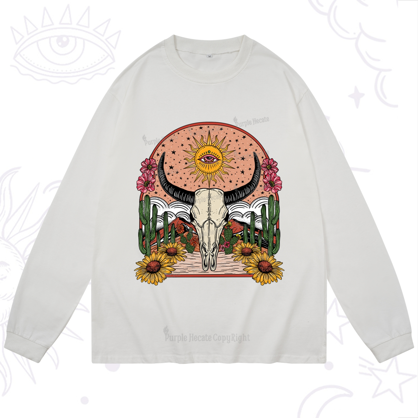Purplehecate Desert Bloom Long Sleeve T-Shirt