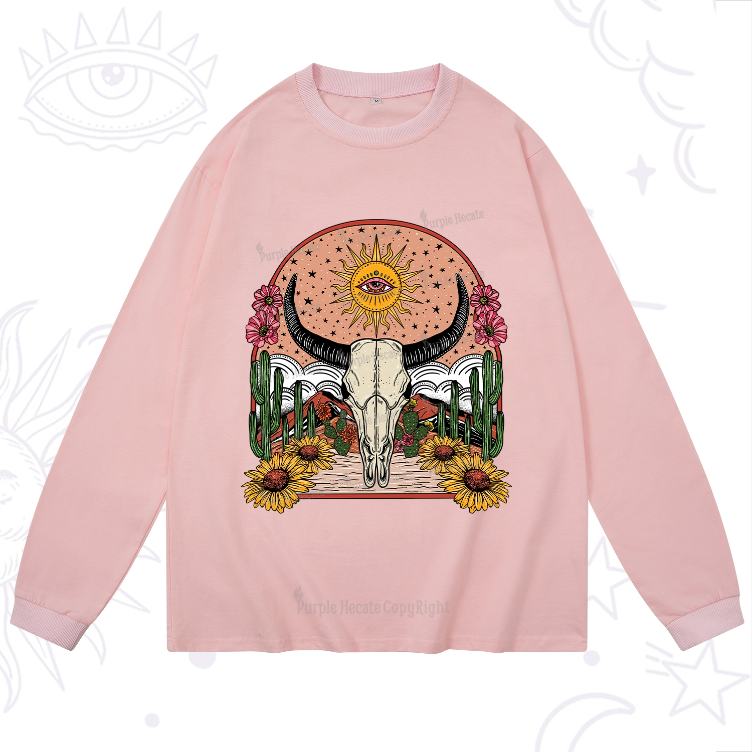 Purplehecate Desert Bloom Long Sleeve T-Shirt