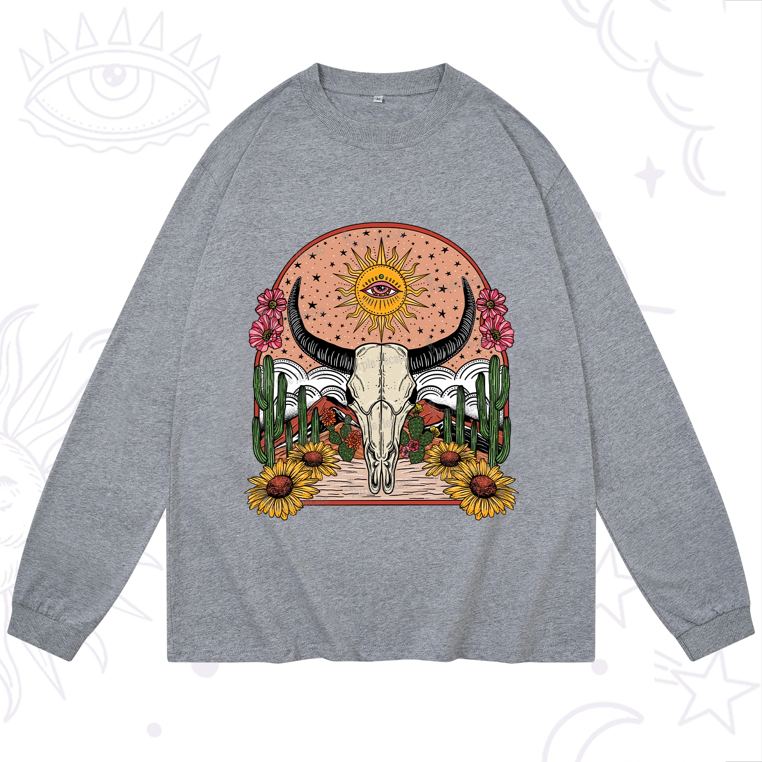 Purplehecate Desert Bloom Long Sleeve T-Shirt