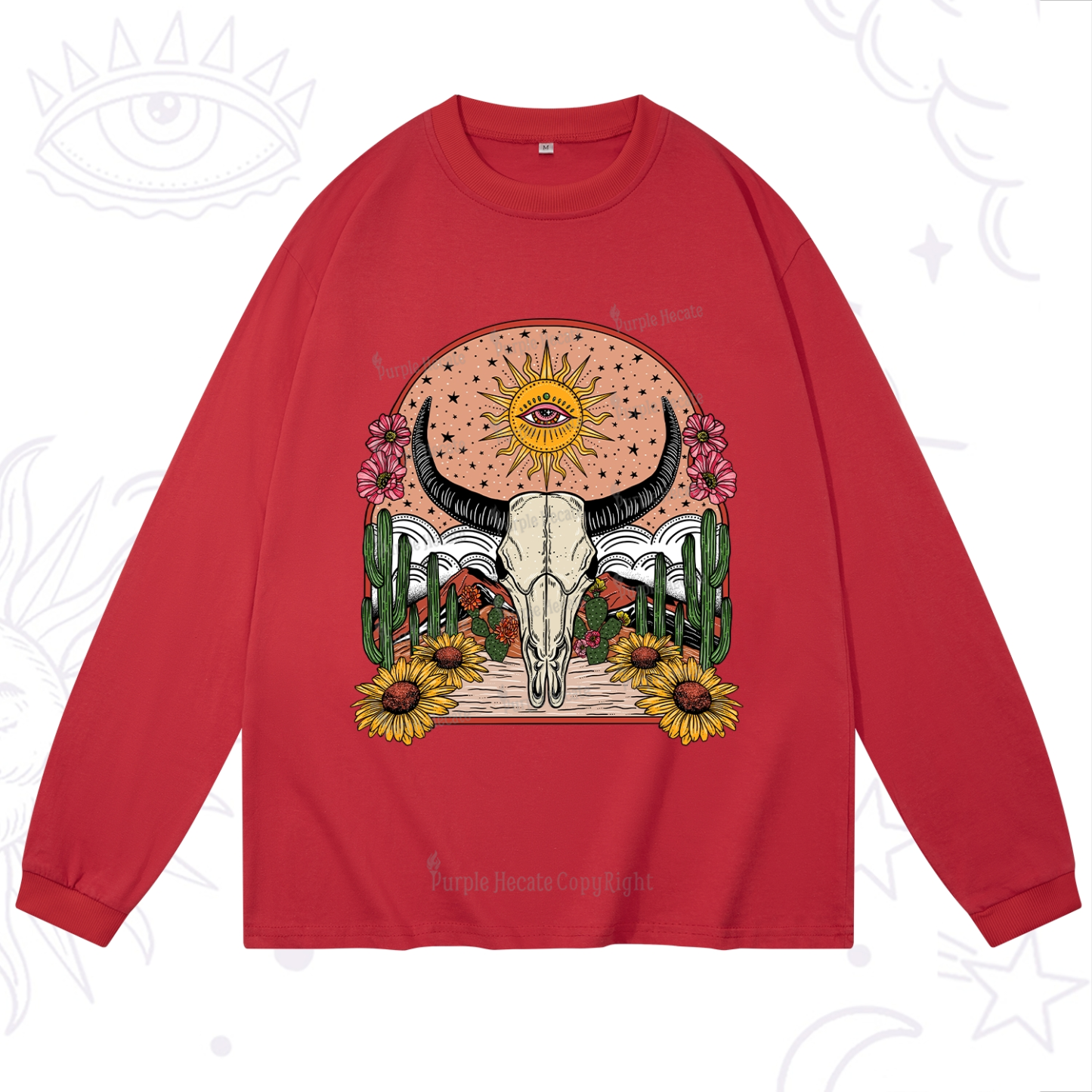 Purplehecate Desert Bloom Long Sleeve T-Shirt