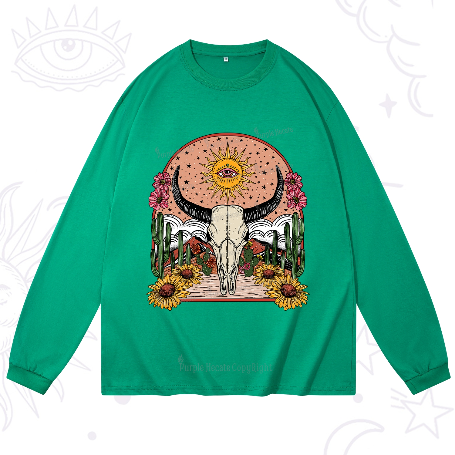 Purplehecate Desert Bloom Long Sleeve T-Shirt