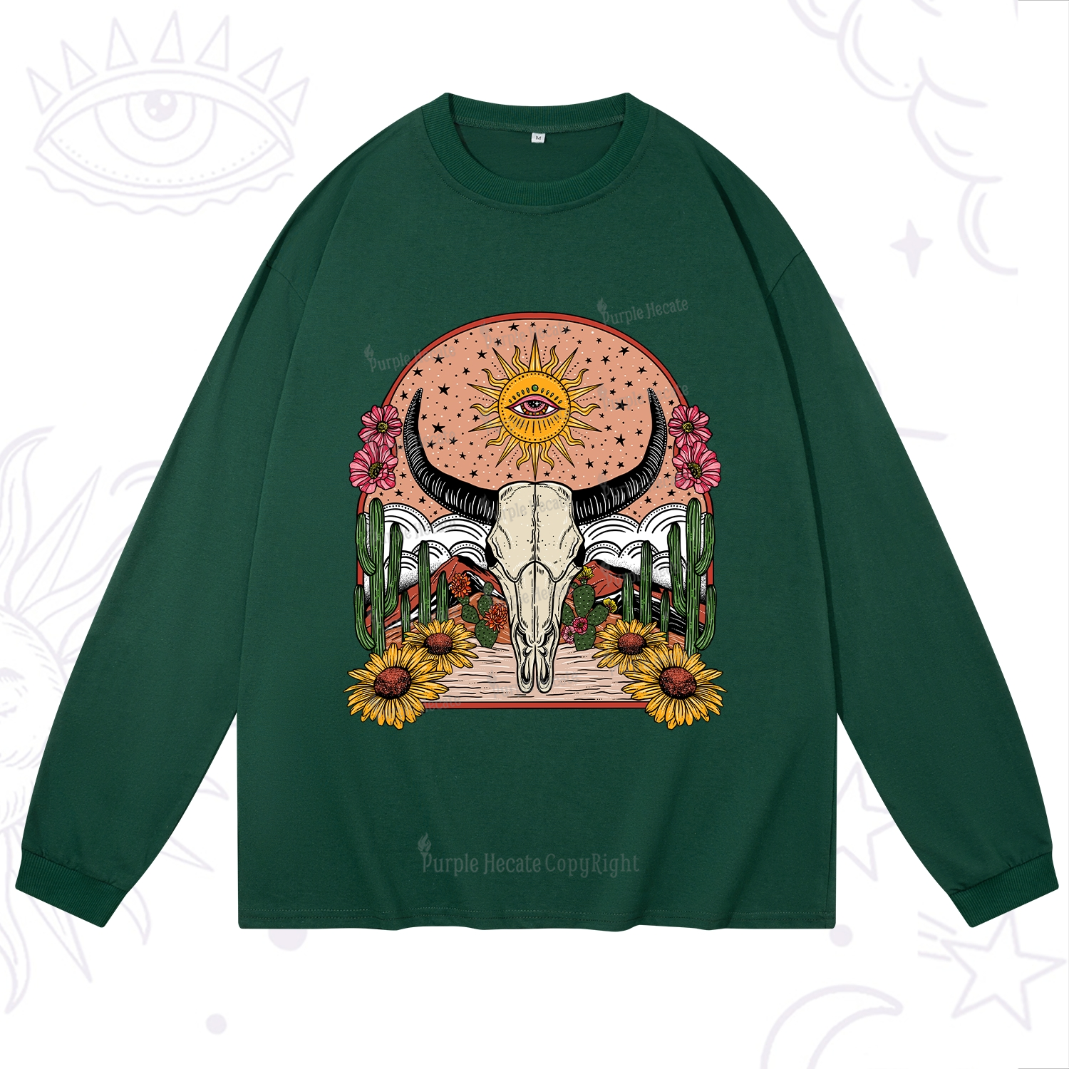 Purplehecate Desert Bloom Long Sleeve T-Shirt