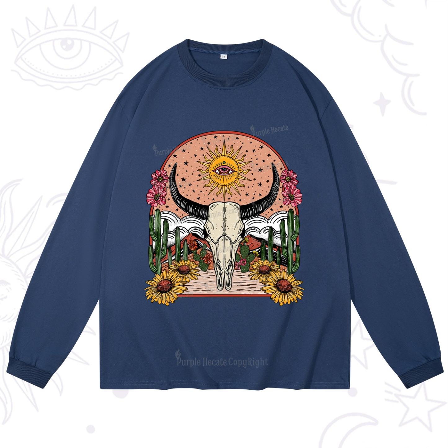 Purplehecate Desert Bloom Long Sleeve T-Shirt