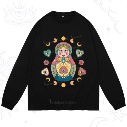 Purplehecate Nesting Doll Long Sleeve T-Shirt