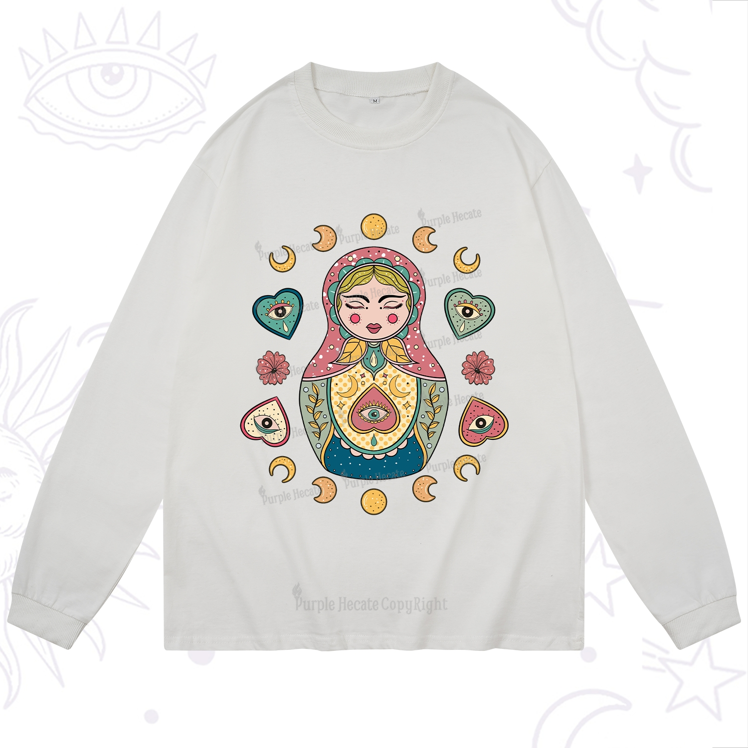 Purplehecate Nesting Doll Long Sleeve T-Shirt
