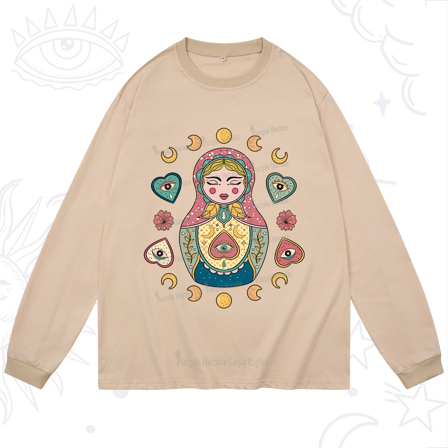 Purplehecate Nesting Doll Long Sleeve T-Shirt