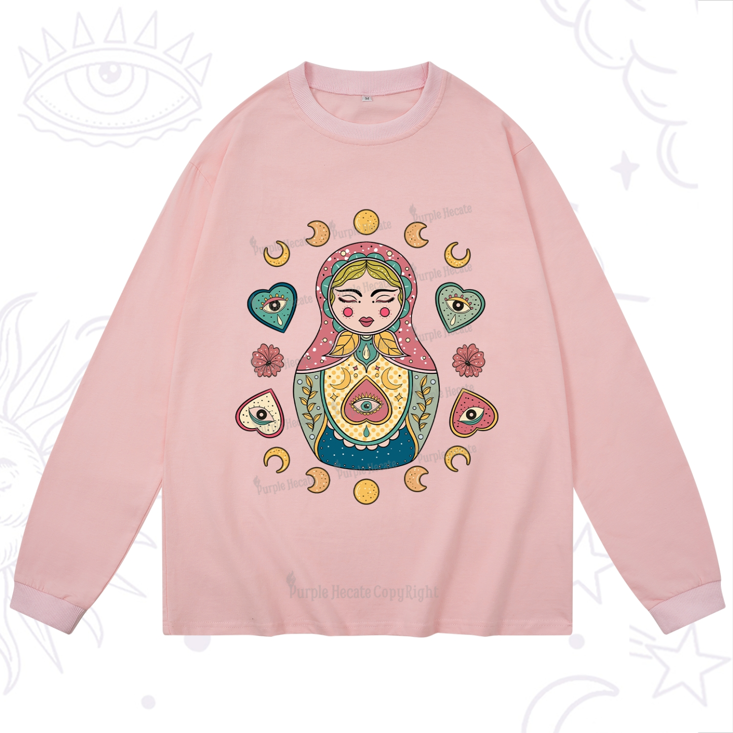 Purplehecate Nesting Doll Long Sleeve T-Shirt