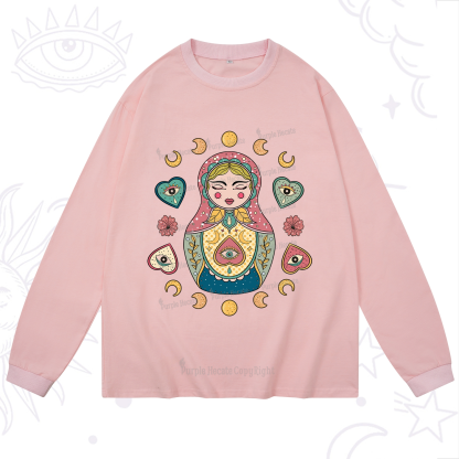 Purplehecate Nesting Doll Long Sleeve T-Shirt