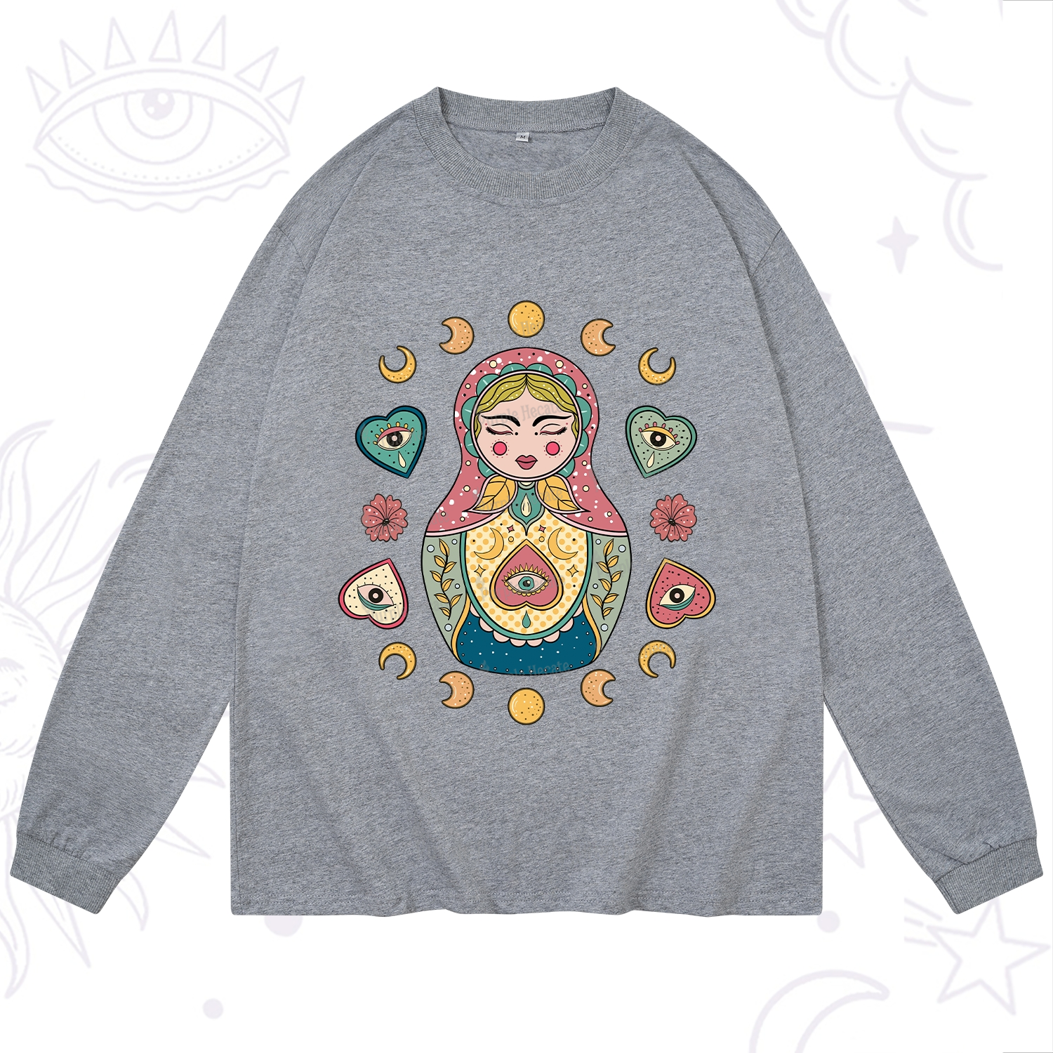 Purplehecate Nesting Doll Long Sleeve T-Shirt