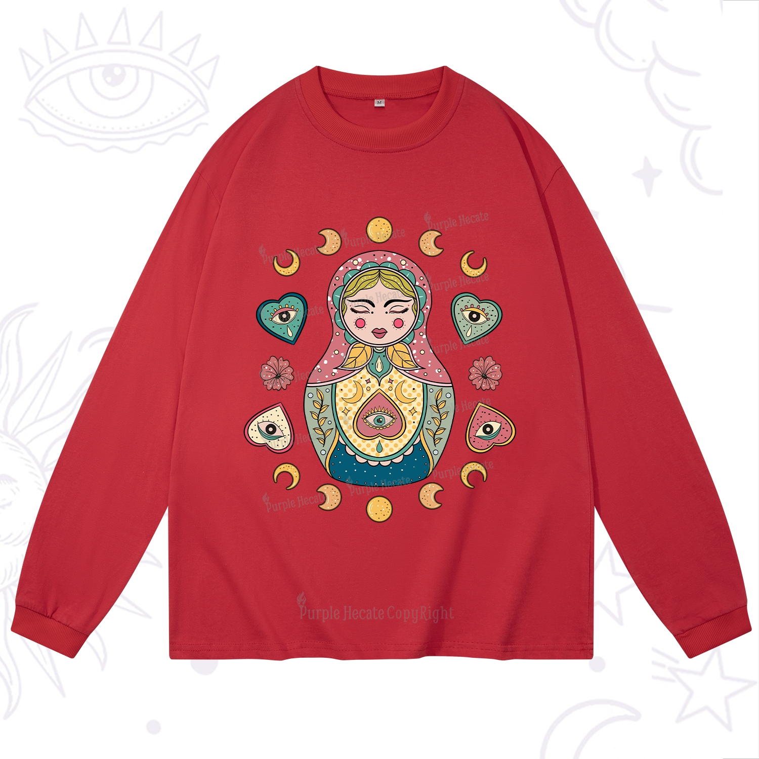 Purplehecate Nesting Doll Long Sleeve T-Shirt