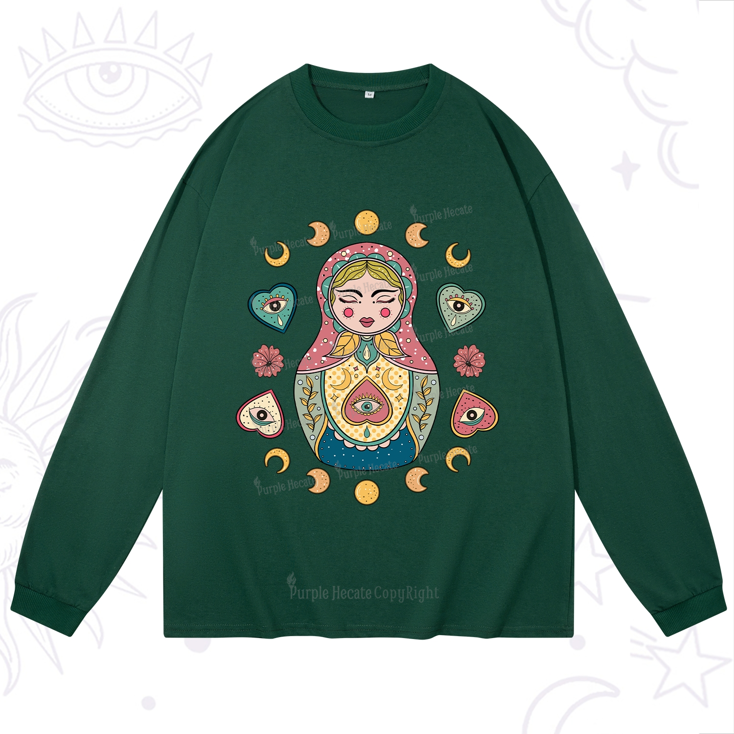 Purplehecate Nesting Doll Long Sleeve T-Shirt