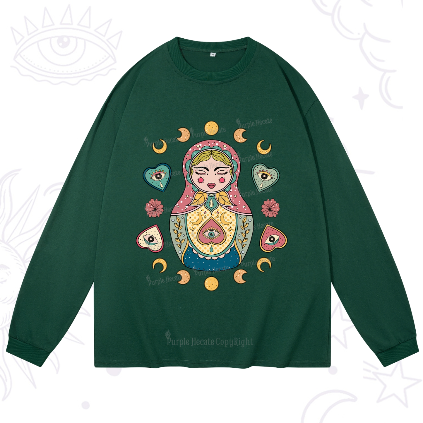 Purplehecate Nesting Doll Long Sleeve T-Shirt