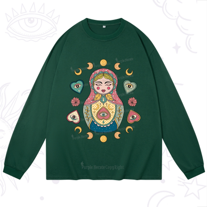 Purplehecate Nesting Doll Long Sleeve T-Shirt