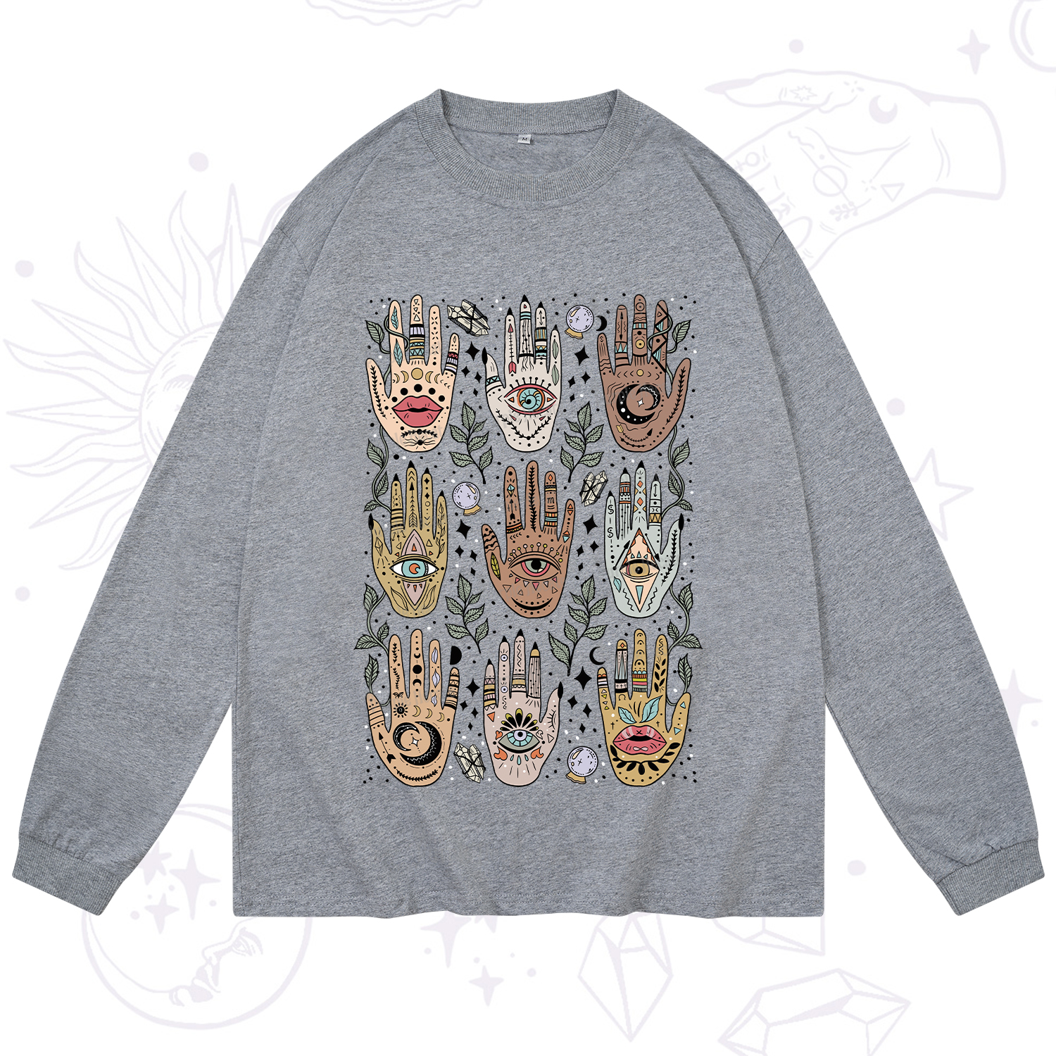 Purplehecate Helping Hands Long Sleeve T-Shirt