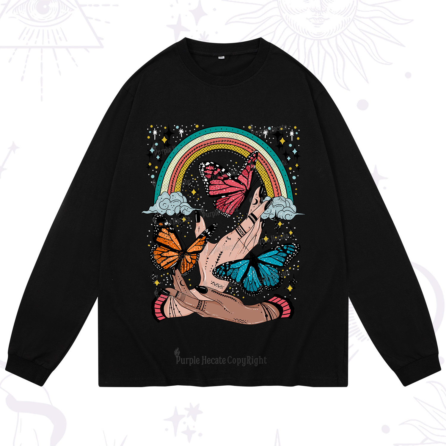 Purplehecate Metamorphoses Long Sleeve T-Shirt