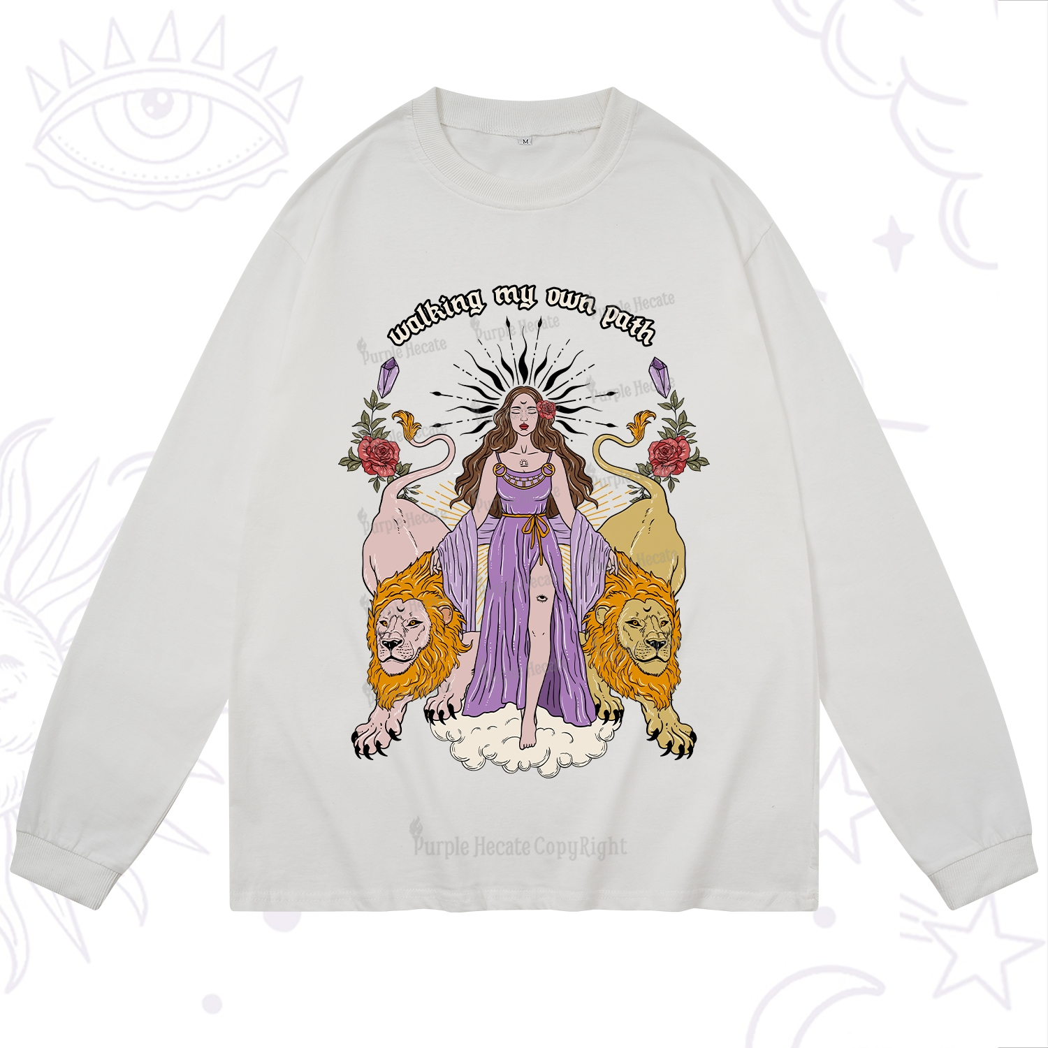 Purplehecate The Goddess Walking My Own Path Long Sleeve T-Shirt