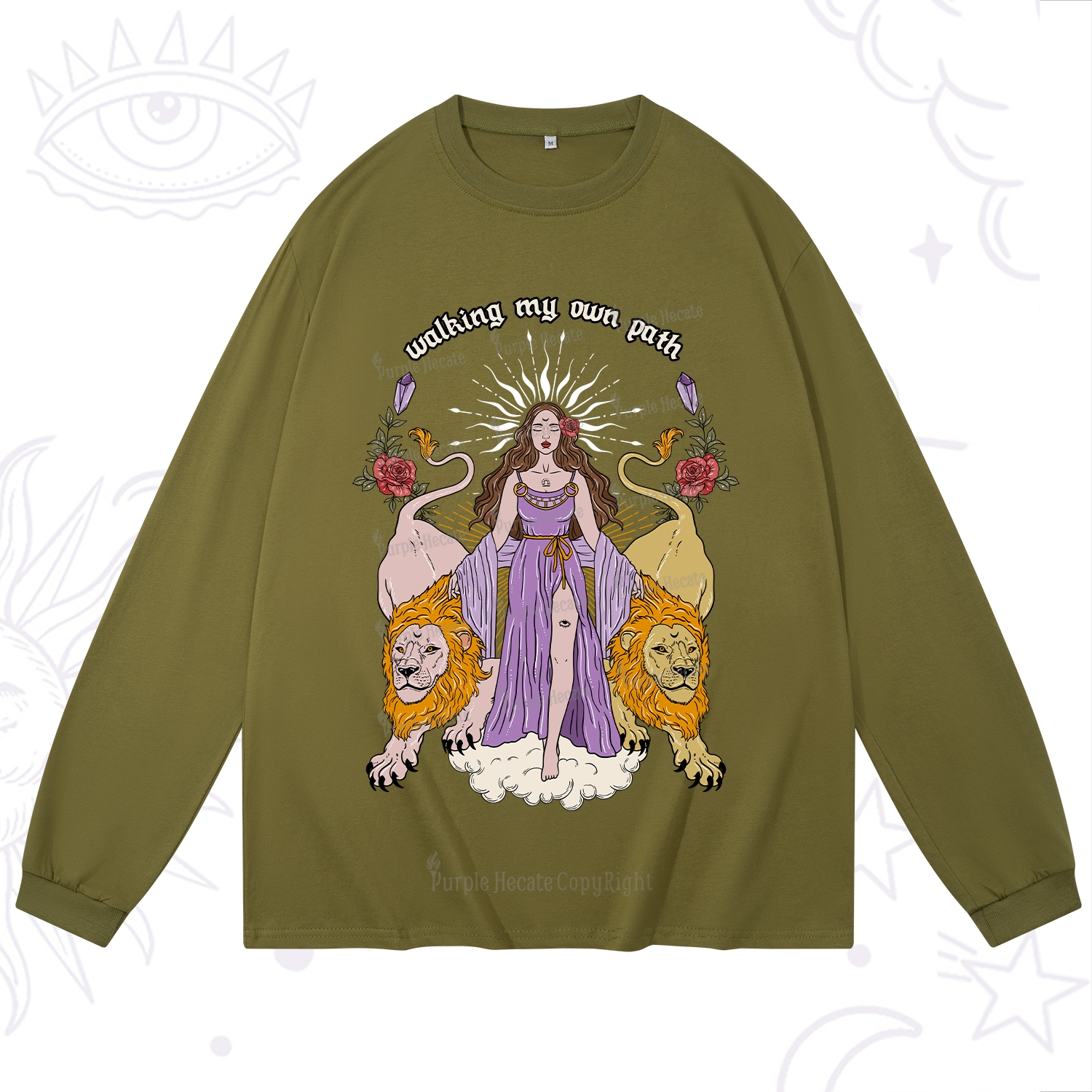 Purplehecate The Goddess Walking My Own Path Long Sleeve T-Shirt