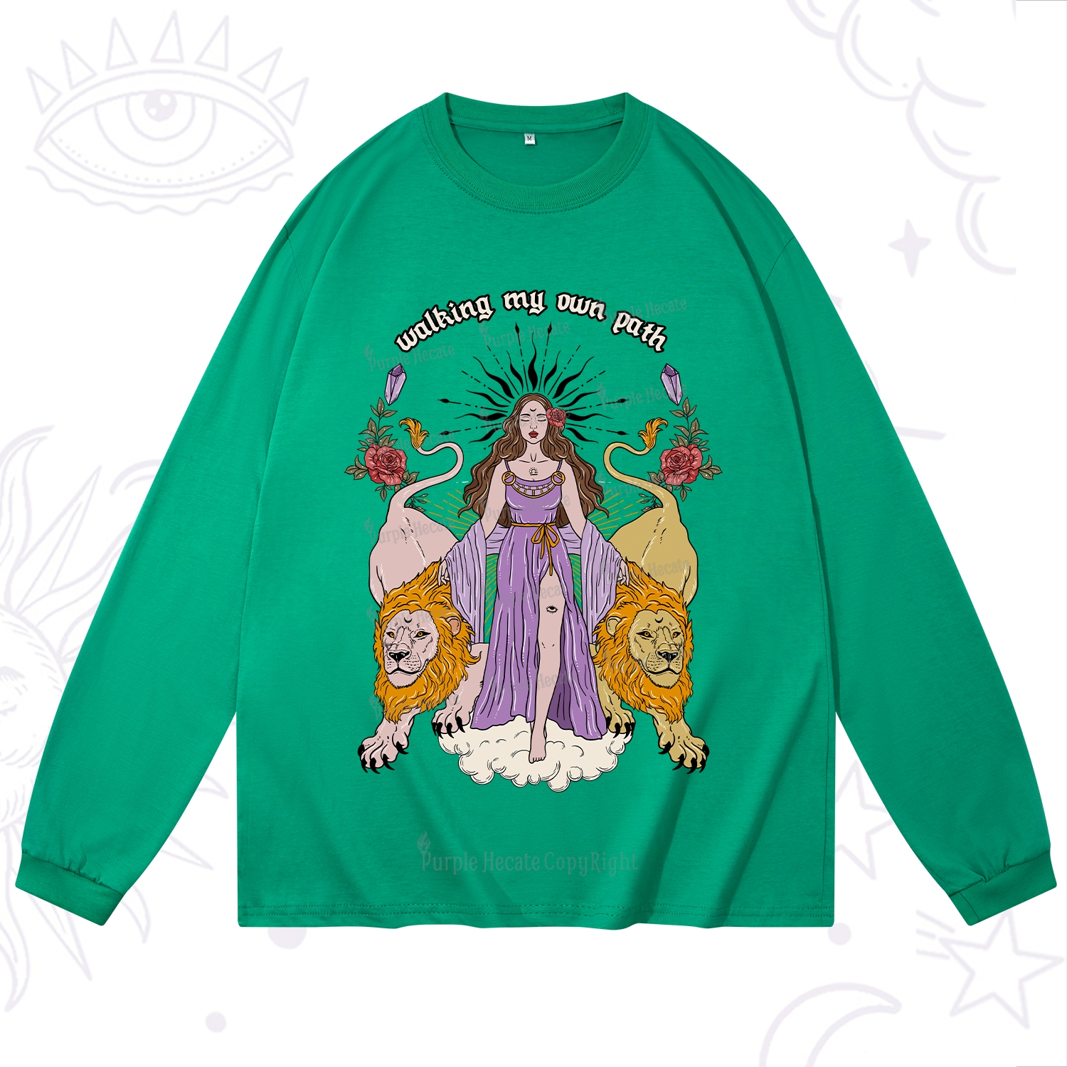 Purplehecate The Goddess Walking My Own Path Long Sleeve T-Shirt
