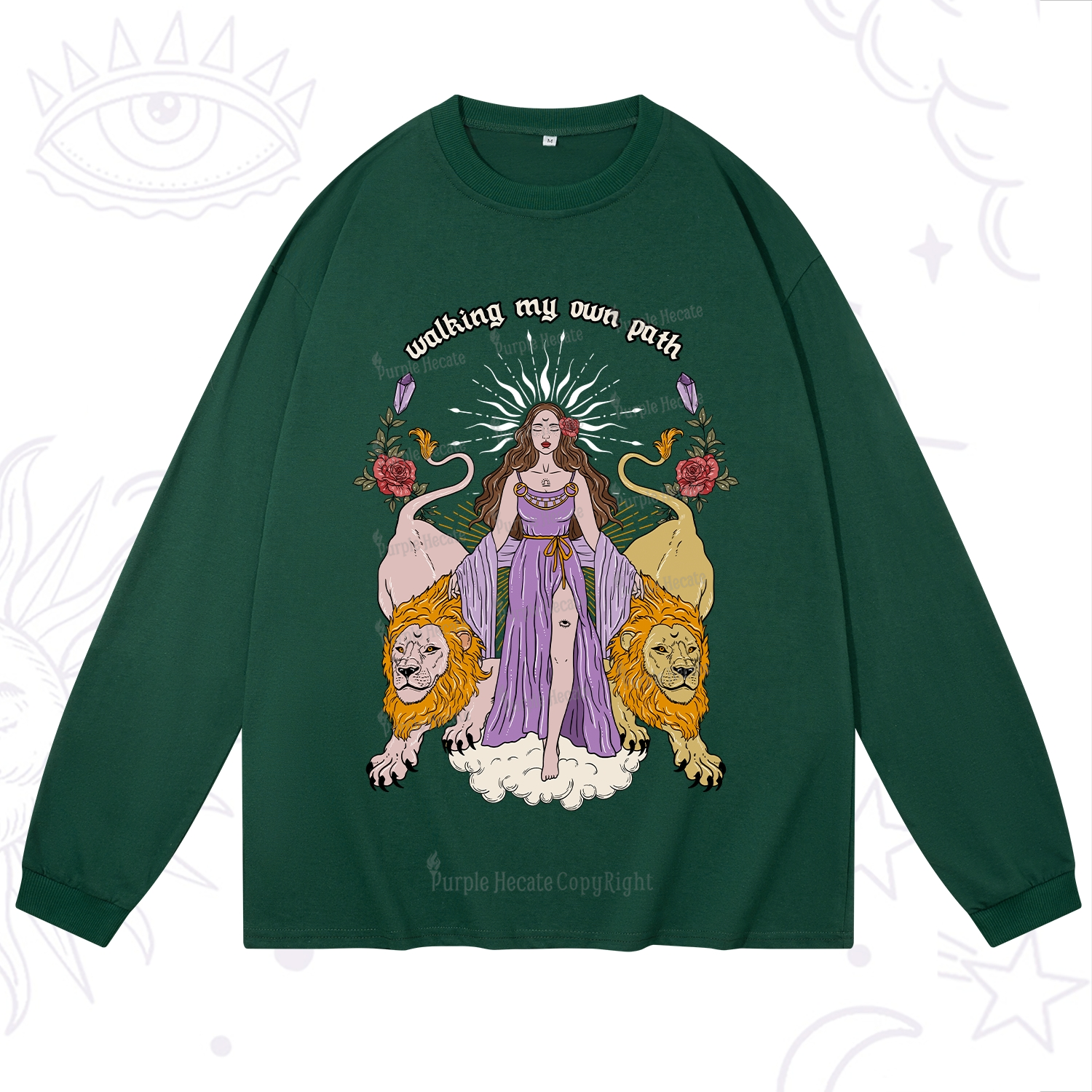 Purplehecate The Goddess Walking My Own Path Long Sleeve T-Shirt