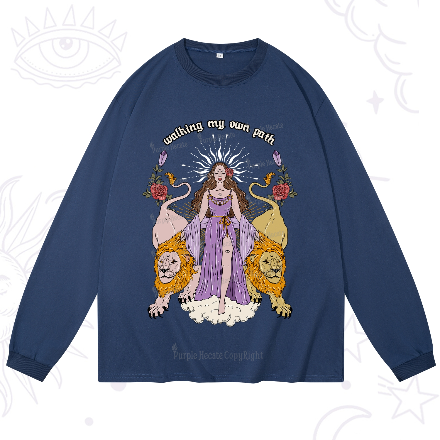 Purplehecate The Goddess Walking My Own Path Long Sleeve T-Shirt