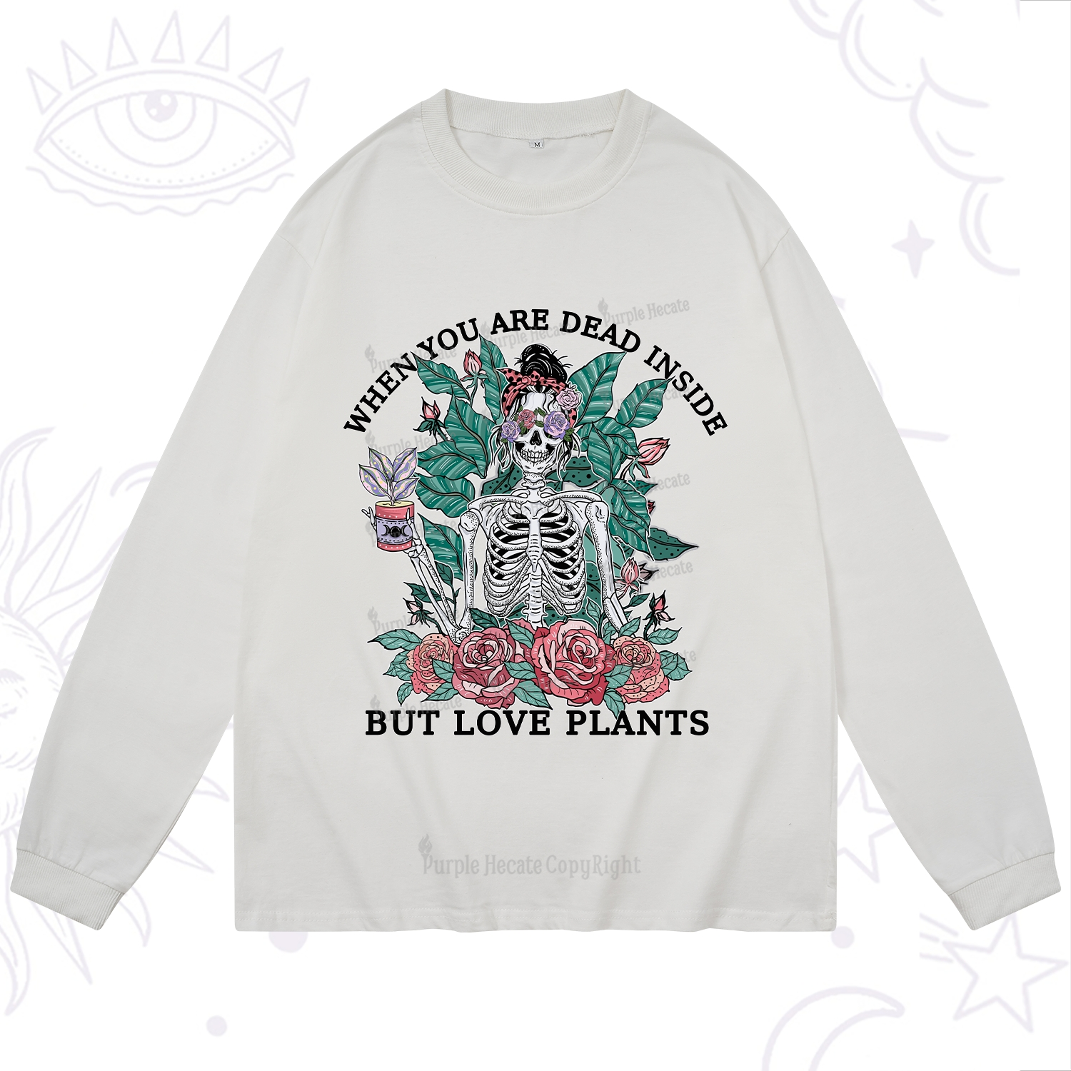 Purplehecate When You Dead Inside Long Sleeve T-Shirt