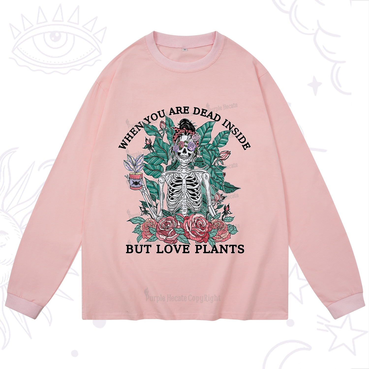 Purplehecate When You Dead Inside Long Sleeve T-Shirt