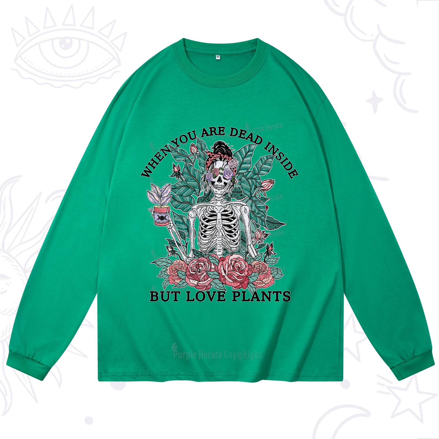 Purplehecate When You Dead Inside Long Sleeve T-Shirt