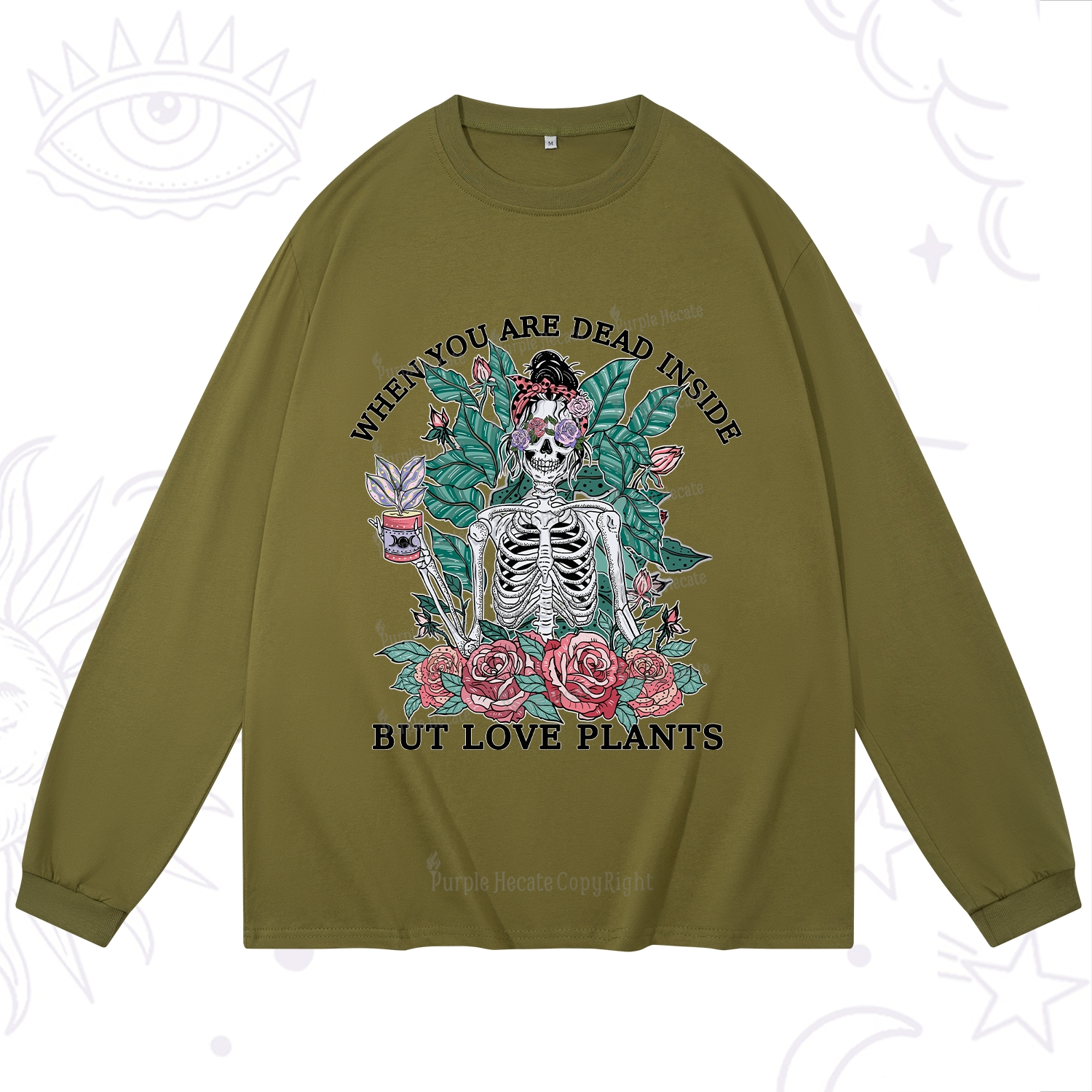 Purplehecate When You Dead Inside Long Sleeve T-Shirt
