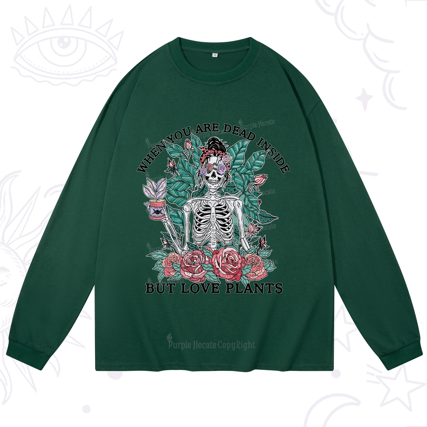 Purplehecate When You Dead Inside Long Sleeve T-Shirt