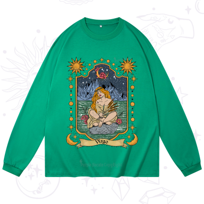 Purplehecate Virgo Zodiac Long Sleeve T-Shirt