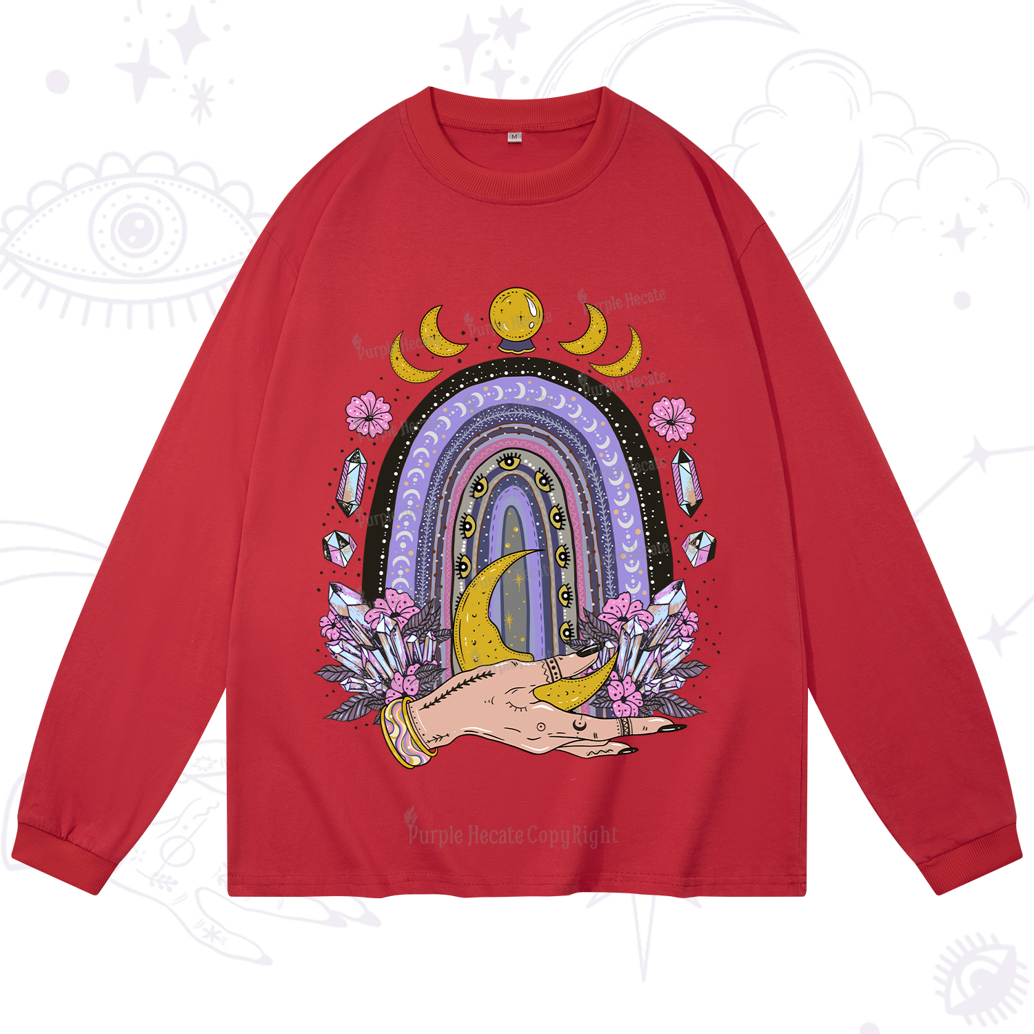 Purplehecate Magic Rainbow Long Sleeve T-Shirt