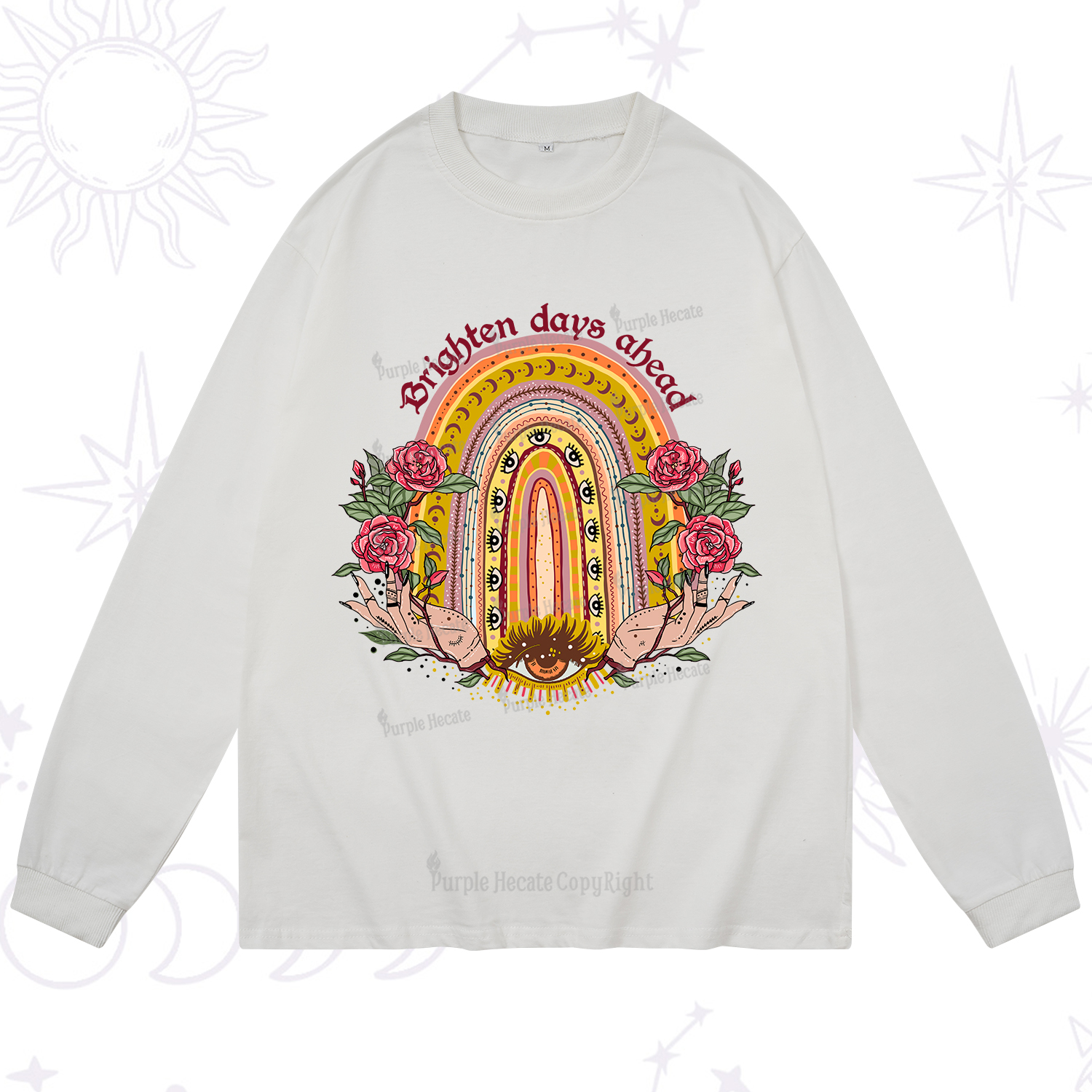 Purplehecate Brighten Days Ahead Long Sleeve T-Shirt