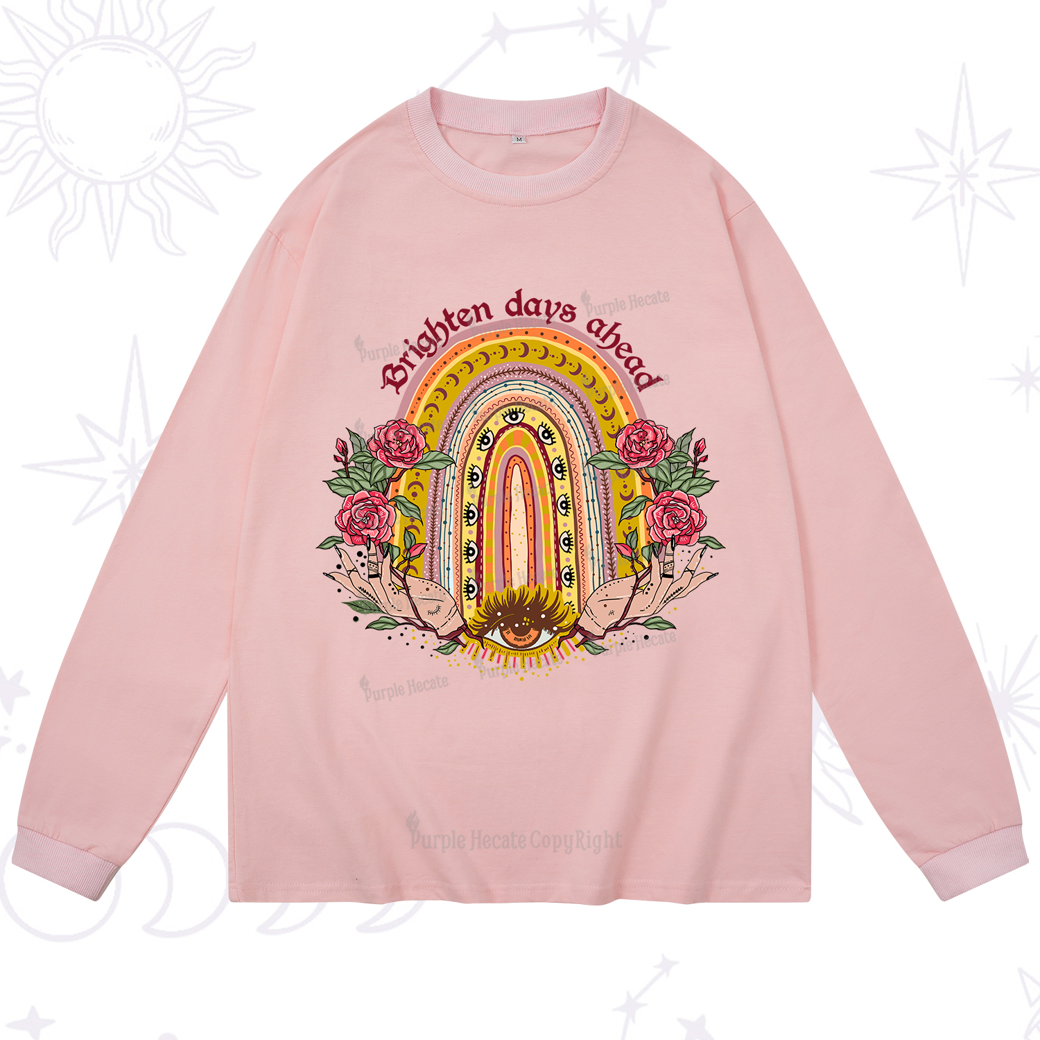 Purplehecate Brighten Days Ahead Long Sleeve T-Shirt
