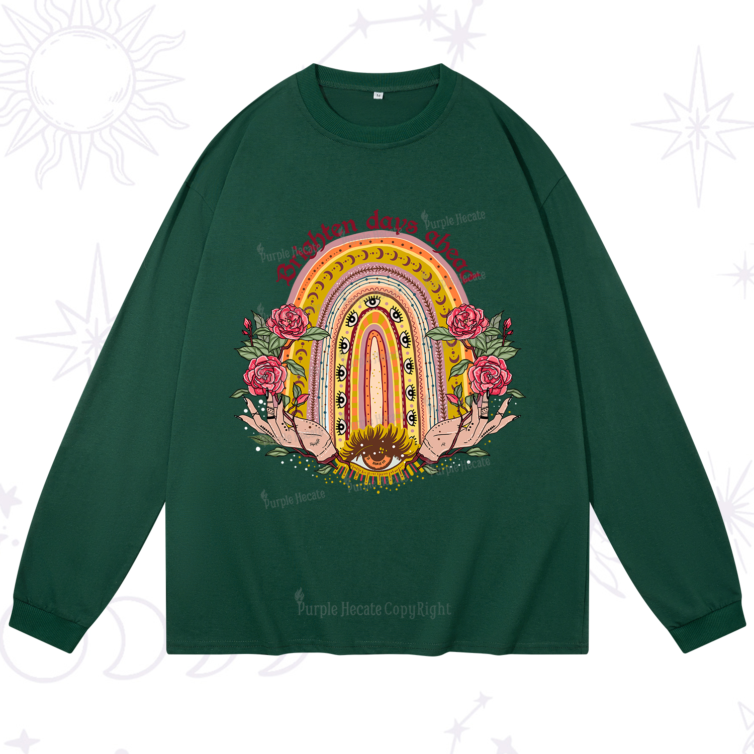 Purplehecate Brighten Days Ahead Long Sleeve T-Shirt