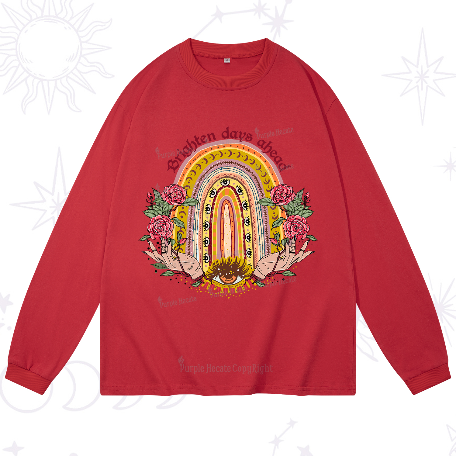 Purplehecate Brighten Days Ahead Long Sleeve T-Shirt