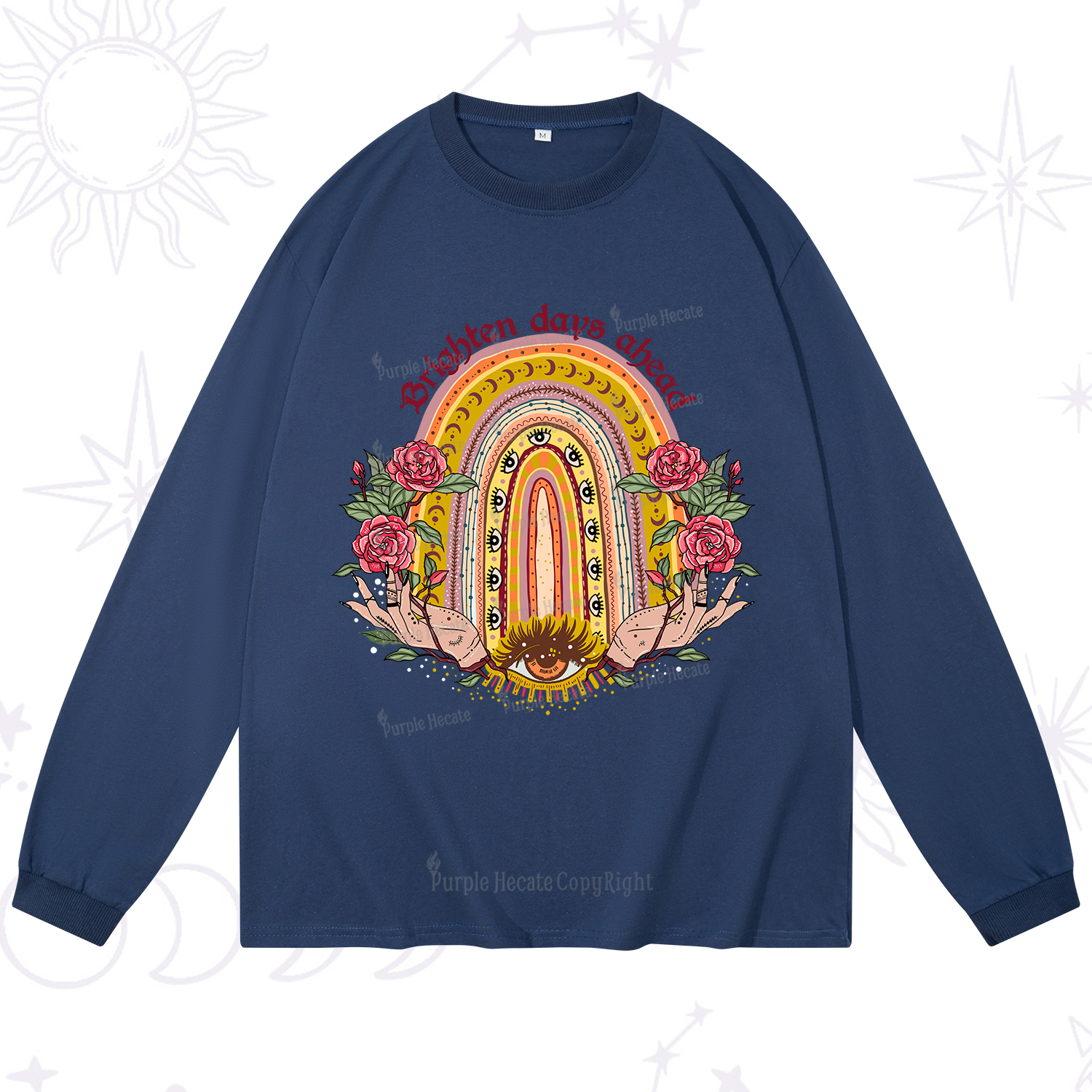 Purplehecate Brighten Days Ahead Long Sleeve T-Shirt