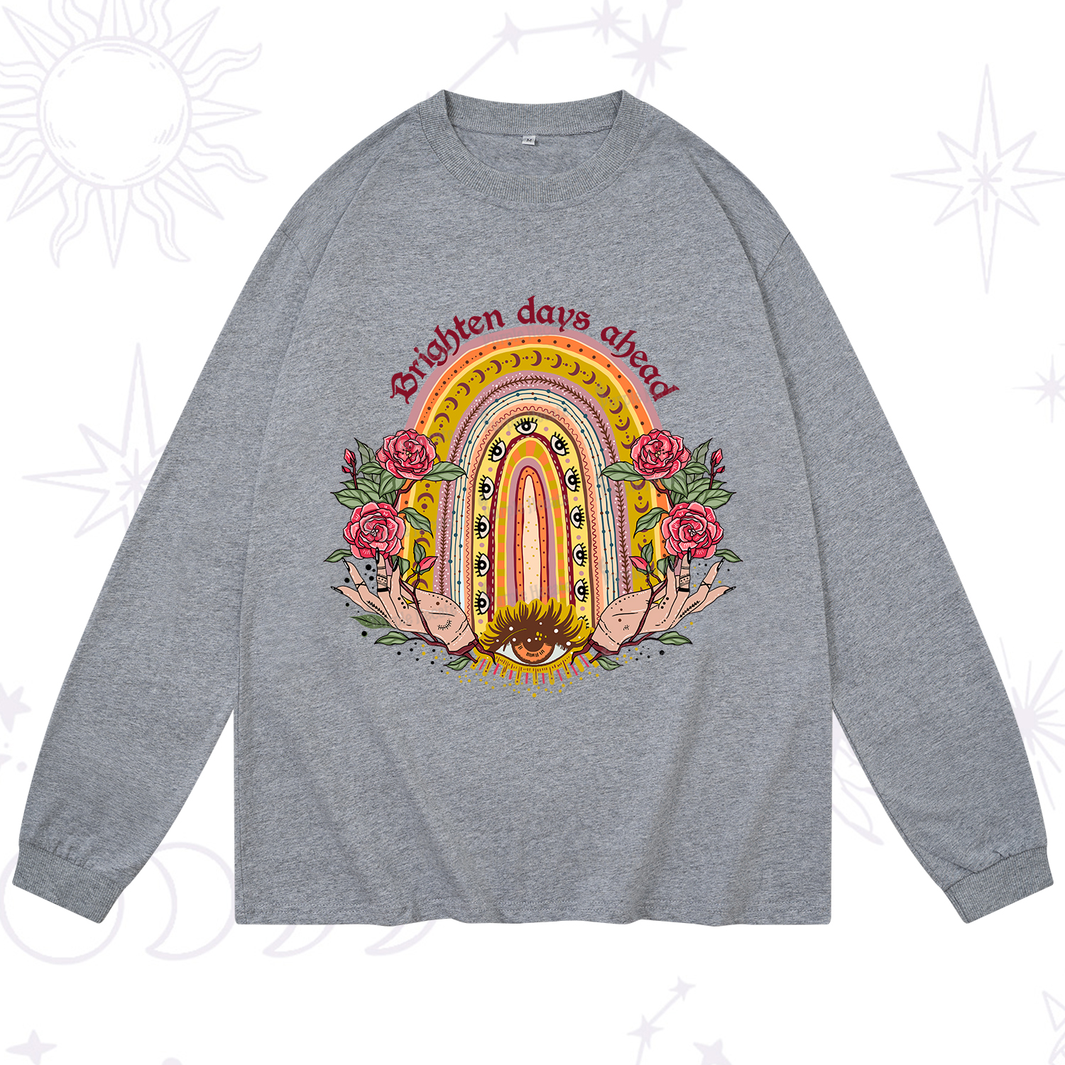 Purplehecate Brighten Days Ahead Long Sleeve T-Shirt