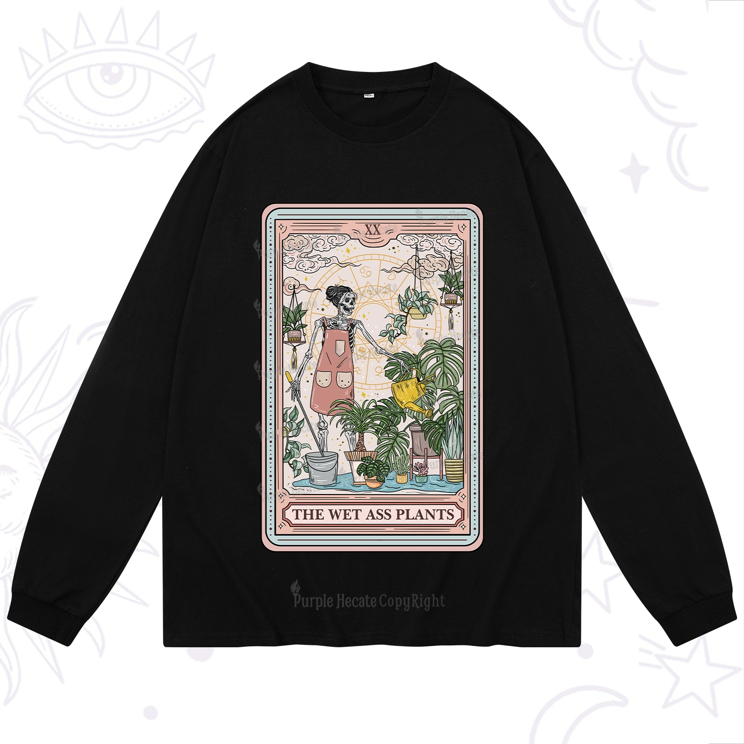 Purplehecate The Wet Ass Plants Tarot Long Sleeve T-Shirt