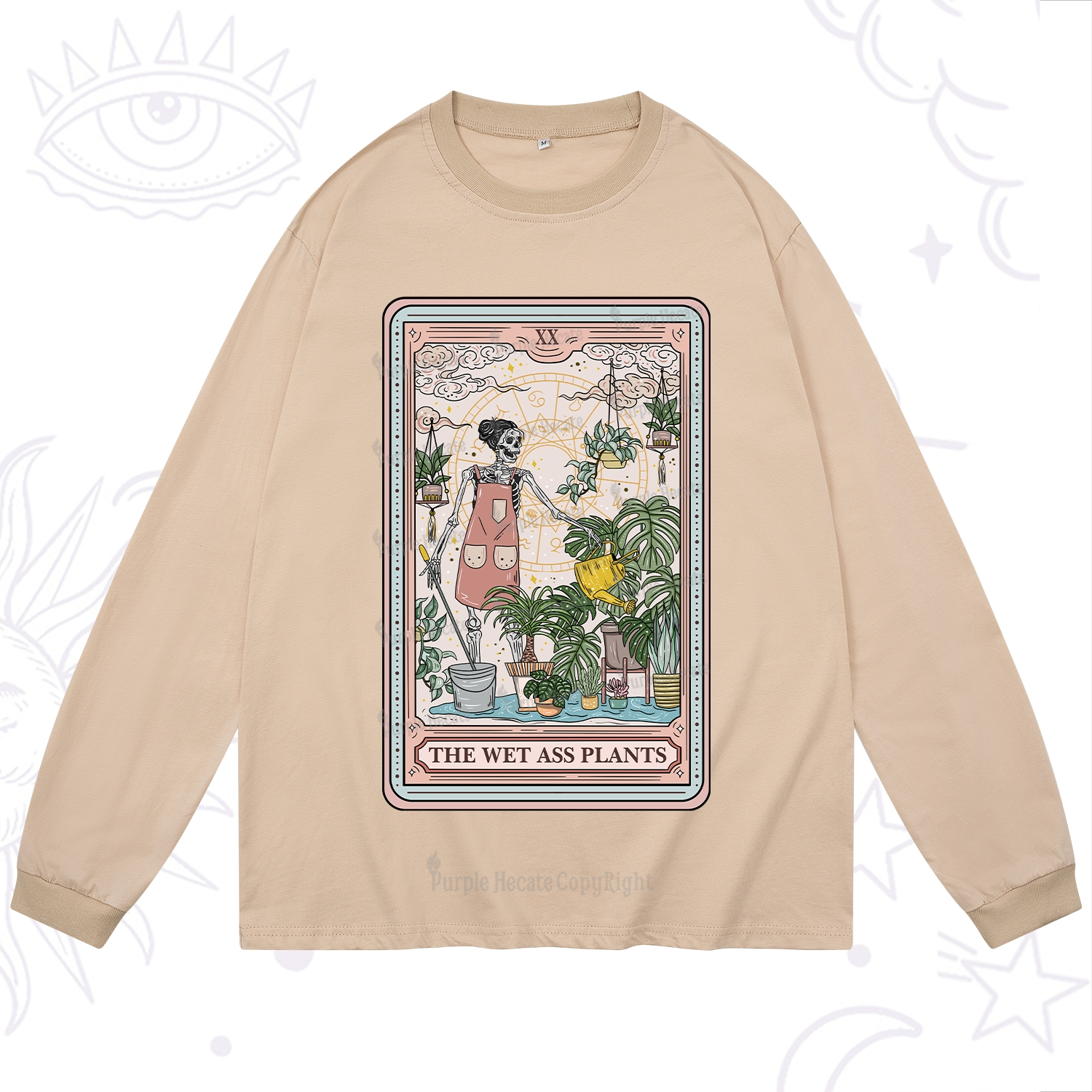 Purplehecate The Wet Ass Plants Tarot Long Sleeve T-Shirt